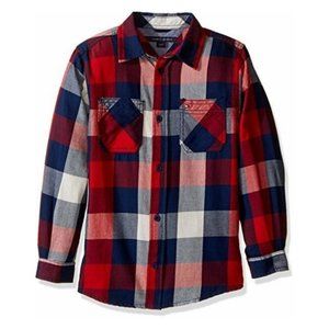 Tommy Hilfiger Boy's Double Pocket Plaid Shirt : Size: XL (20)